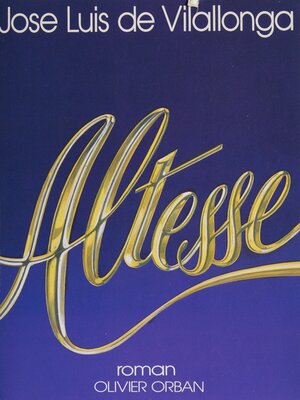 cover image of Altesse